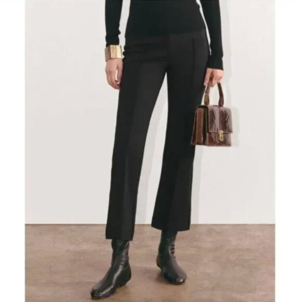 NWT Everlane The Dream Kick Flare Pant Womens S Black
